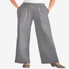 7-Day Knit Wide-Leg Pull-On Pants image number null