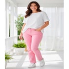 Straight-Leg Stretch Denim Five-Pocket Jeans image number null