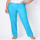 Stretch Denim 5-Pocket Straight-Leg Jeans image number null