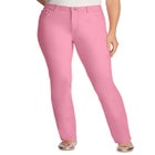 Straight-Leg Stretch Denim Five-Pocket Jeans image number null