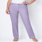 Stretch Denim 5-Pocket Straight-Leg Jeans image number null