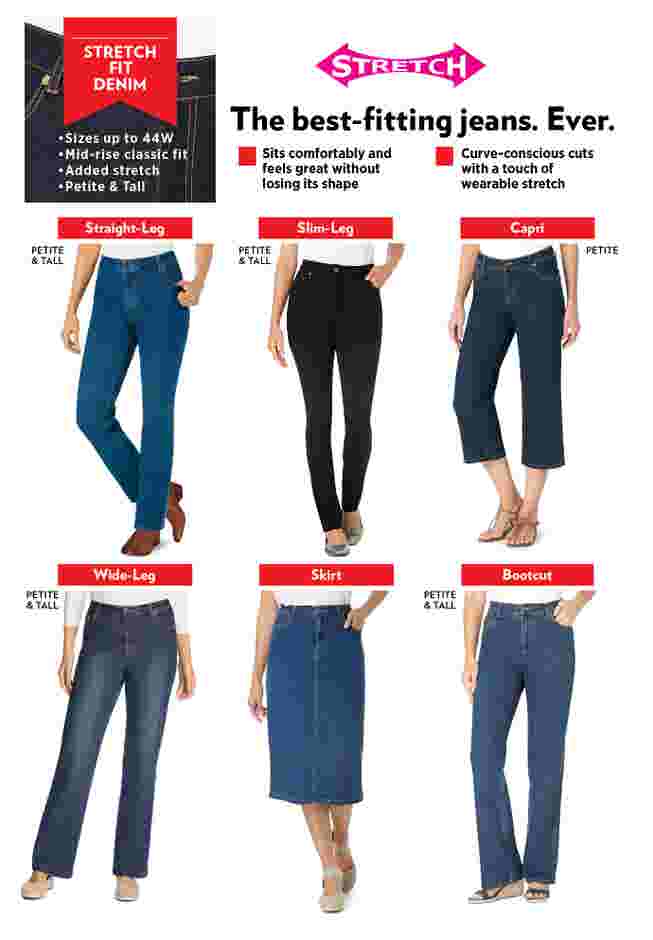 Straight-Leg Stretch Denim Jean image number 3