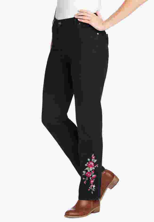 Straight-Leg Stretch Denim Jean image number 4
