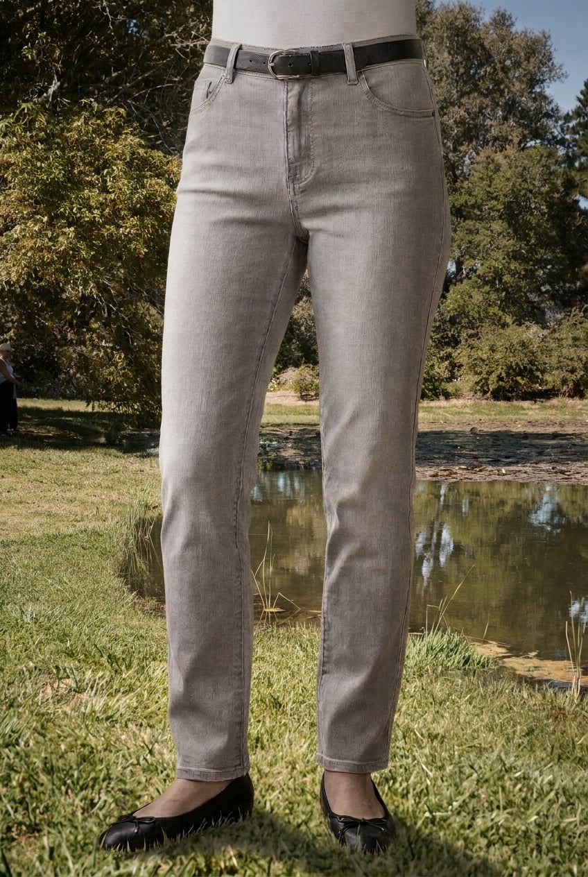 Stretch Denim 5-Pocket Straight-Leg Jeans image number 0
