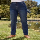 Stretch Denim 5-Pocket Straight-Leg Jeans image number 0