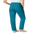 Straight-Leg Stretch Denim Five-Pocket Jeans image number null