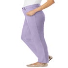 Straight-Leg Stretch Denim Five-Pocket Jeans image number null