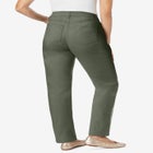 Straight-Leg Stretch Denim Five-Pocket Jeans image number null