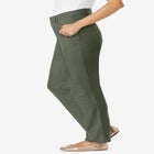 Straight-Leg Stretch Denim Five-Pocket Jeans image number null