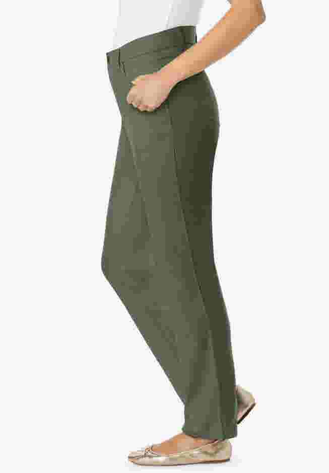Straight-Leg Stretch Denim Five-Pocket Jeans image number 2