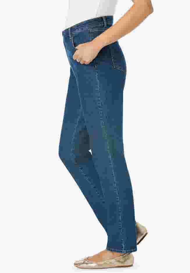 Straight-Leg Stretch Denim Jean image number 2