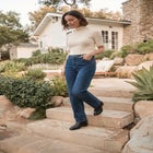 Stretch Denim 5-Pocket Straight-Leg Jeans image number 4