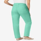 Straight-Leg Stretch Denim Five-Pocket Jeans image number null