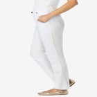 Straight-Leg Stretch Denim Five-Pocket Jeans image number null