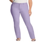 Straight-Leg Stretch Denim Five-Pocket Jeans image number null