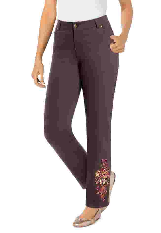 Straight-Leg Stretch Denim Jean image number 0