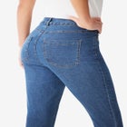 Straight-Leg Stretch Denim Five-Pocket Jeans image number null