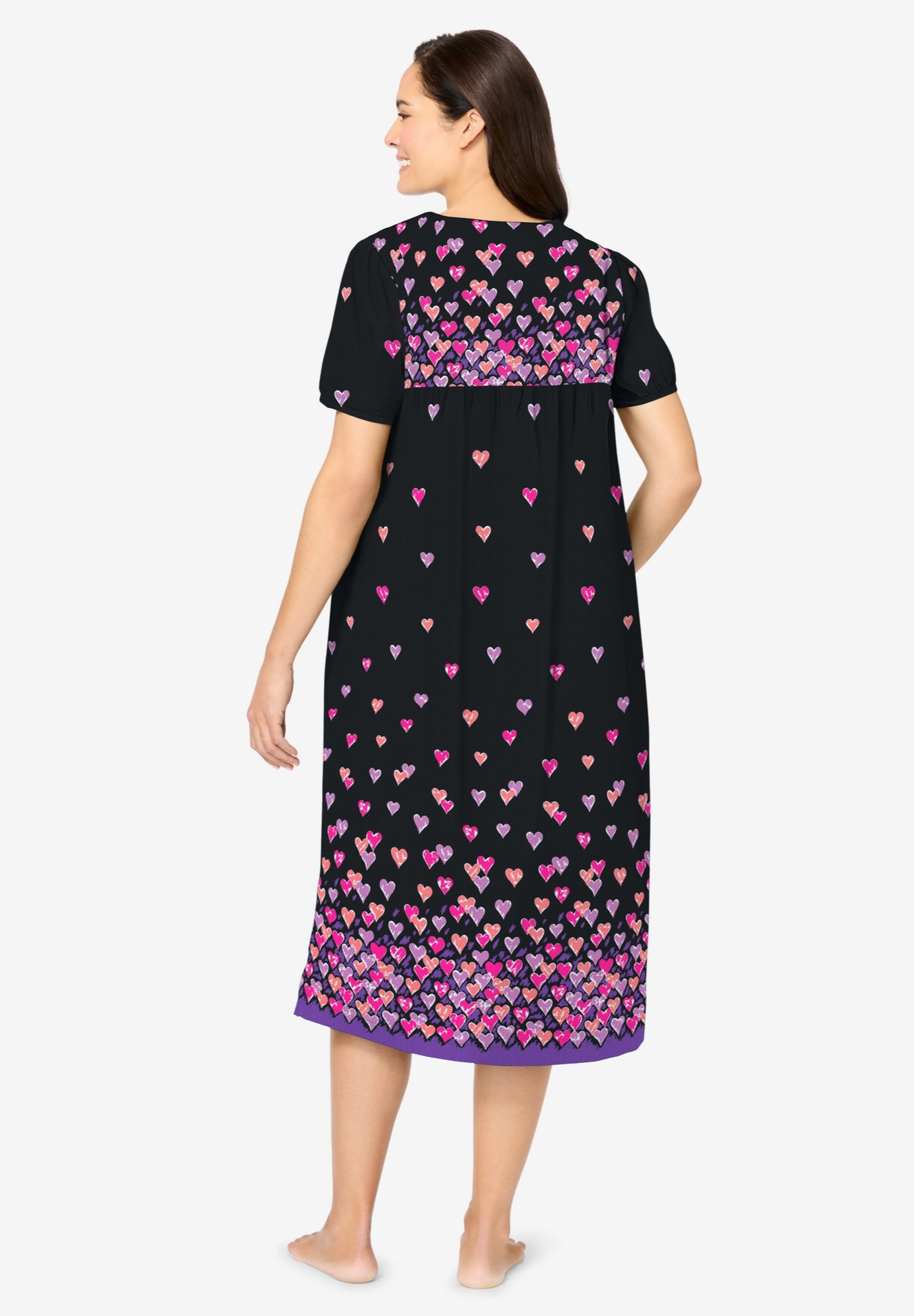 Short Print Shirred Lounger image number 1