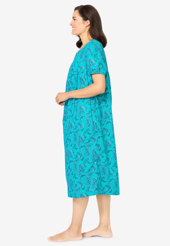 Short Print Shirred Lounger image number 2