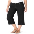 Stretch Denim Five-Pocket Capri Jeans image number null