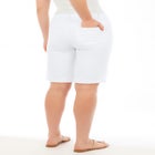 Stretch-Denim Five-Pocket Bermuda Jeans Shorts image number null