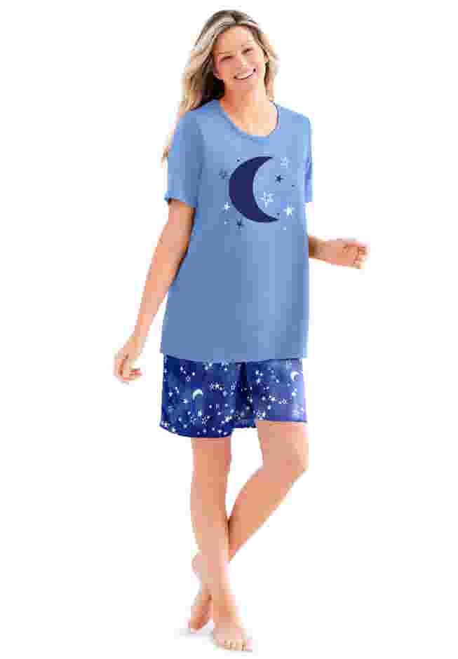 Knit PJ Short Set image number 0
