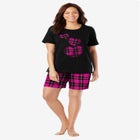 Knit PJ Short Set image number null