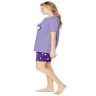 Knit PJ Short Set image number null