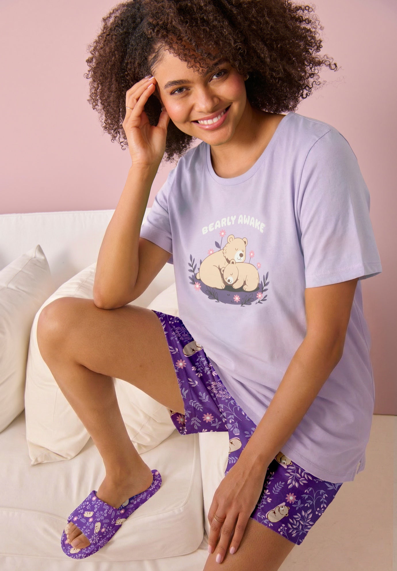 Knit PJ Short Set image number 0
