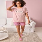 Knit PJ Short Set image number null