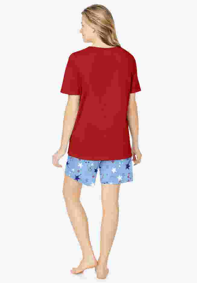 Knit PJ Short Set image number 1