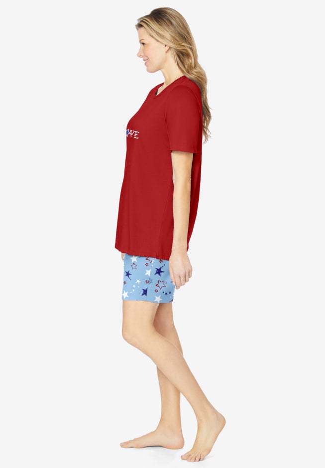 Knit PJ Short Set image number 2