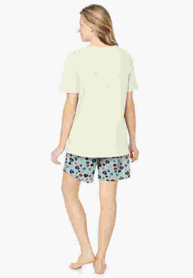 Knit PJ Short Set image number 1