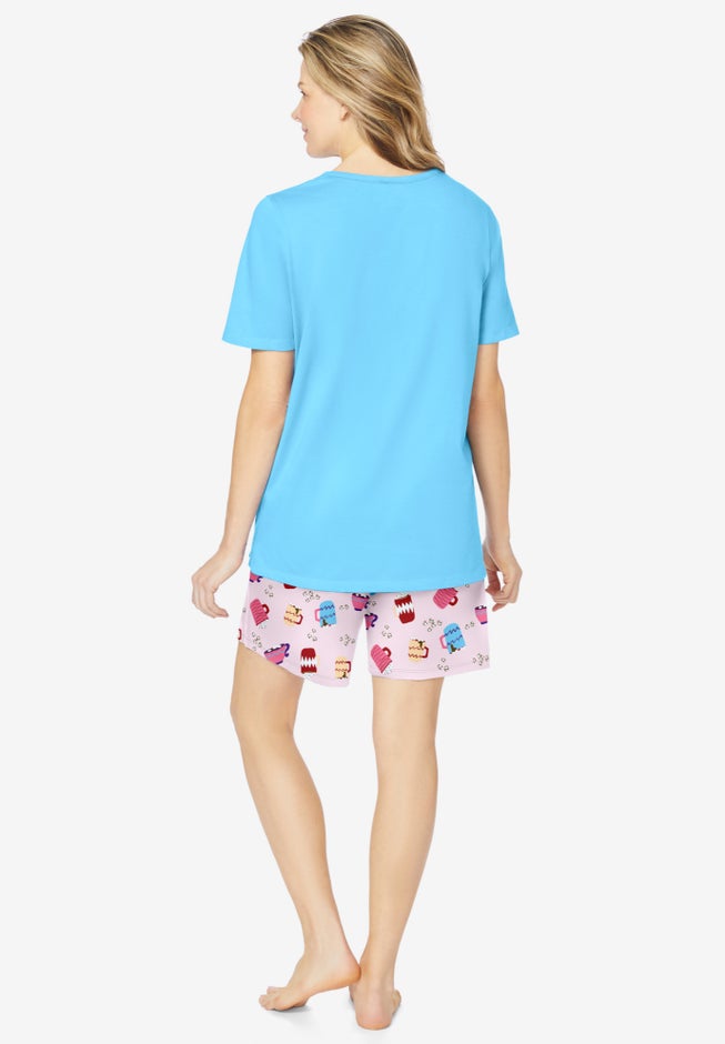 Knit PJ Short Set image number 1