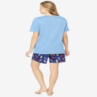 Knit PJ Short Set image number null