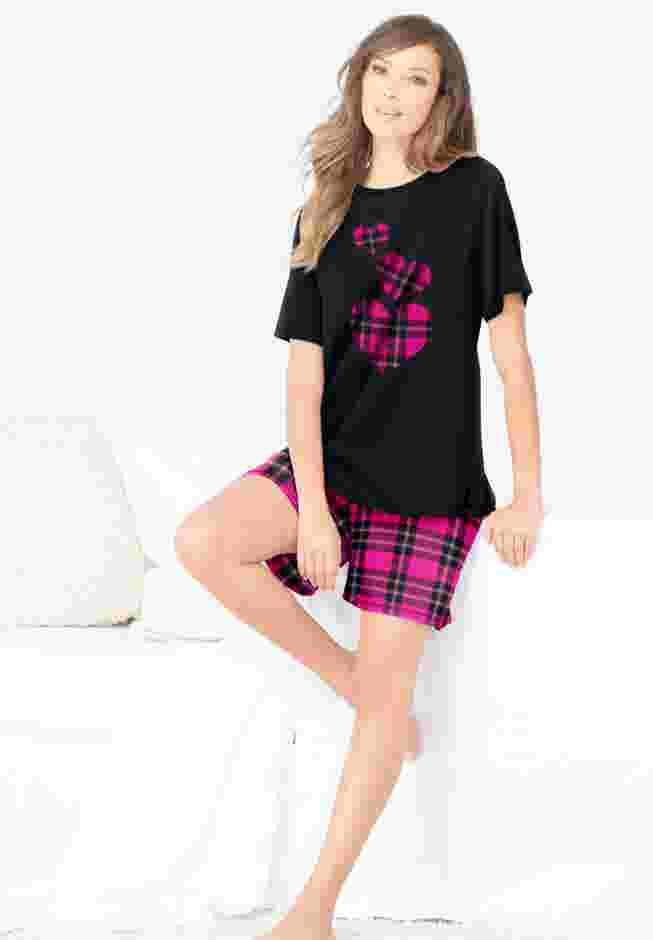 Knit PJ Short Set image number 0