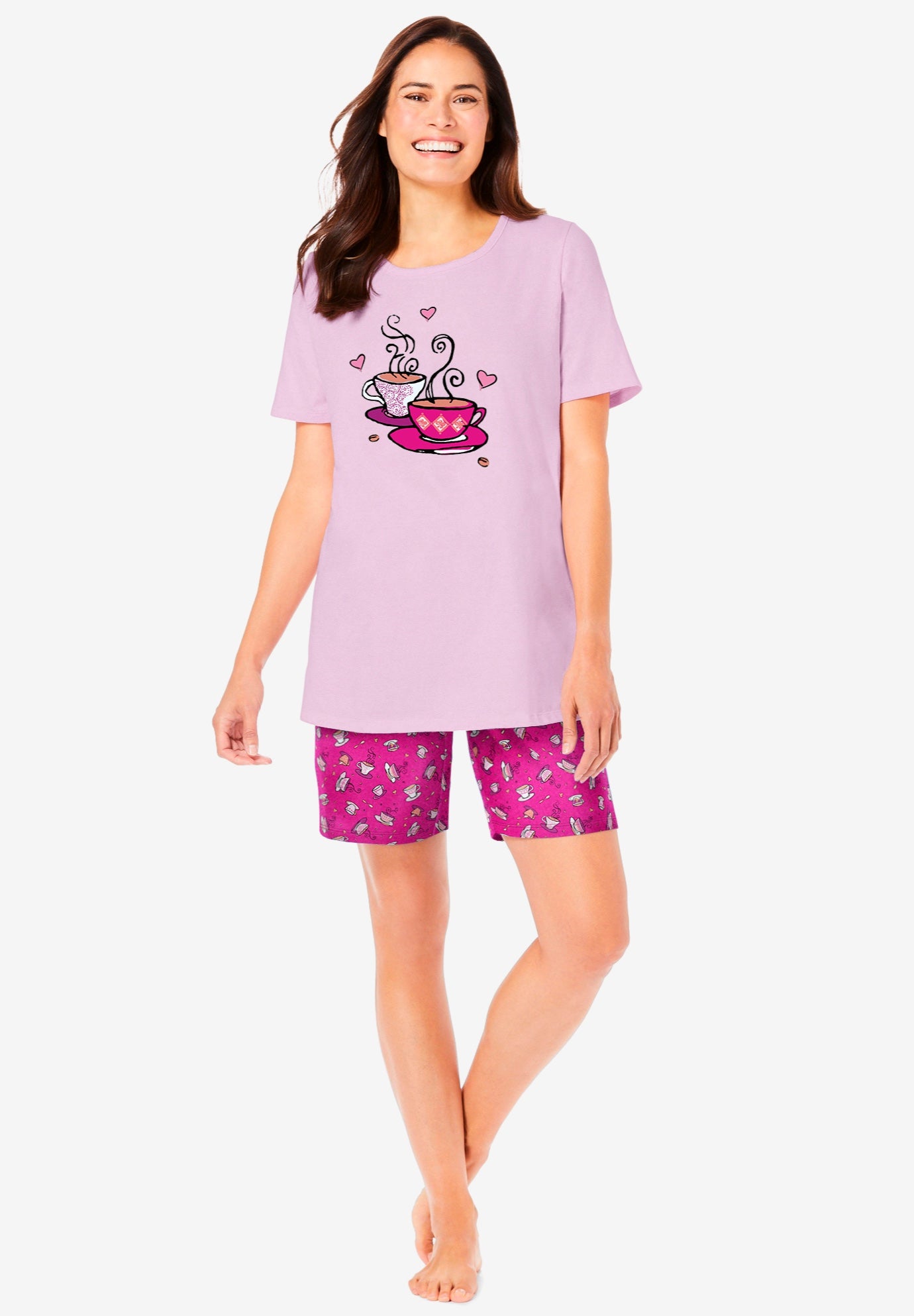 Knit PJ Short Set image number 0