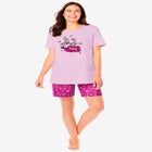 Knit PJ Short Set image number null