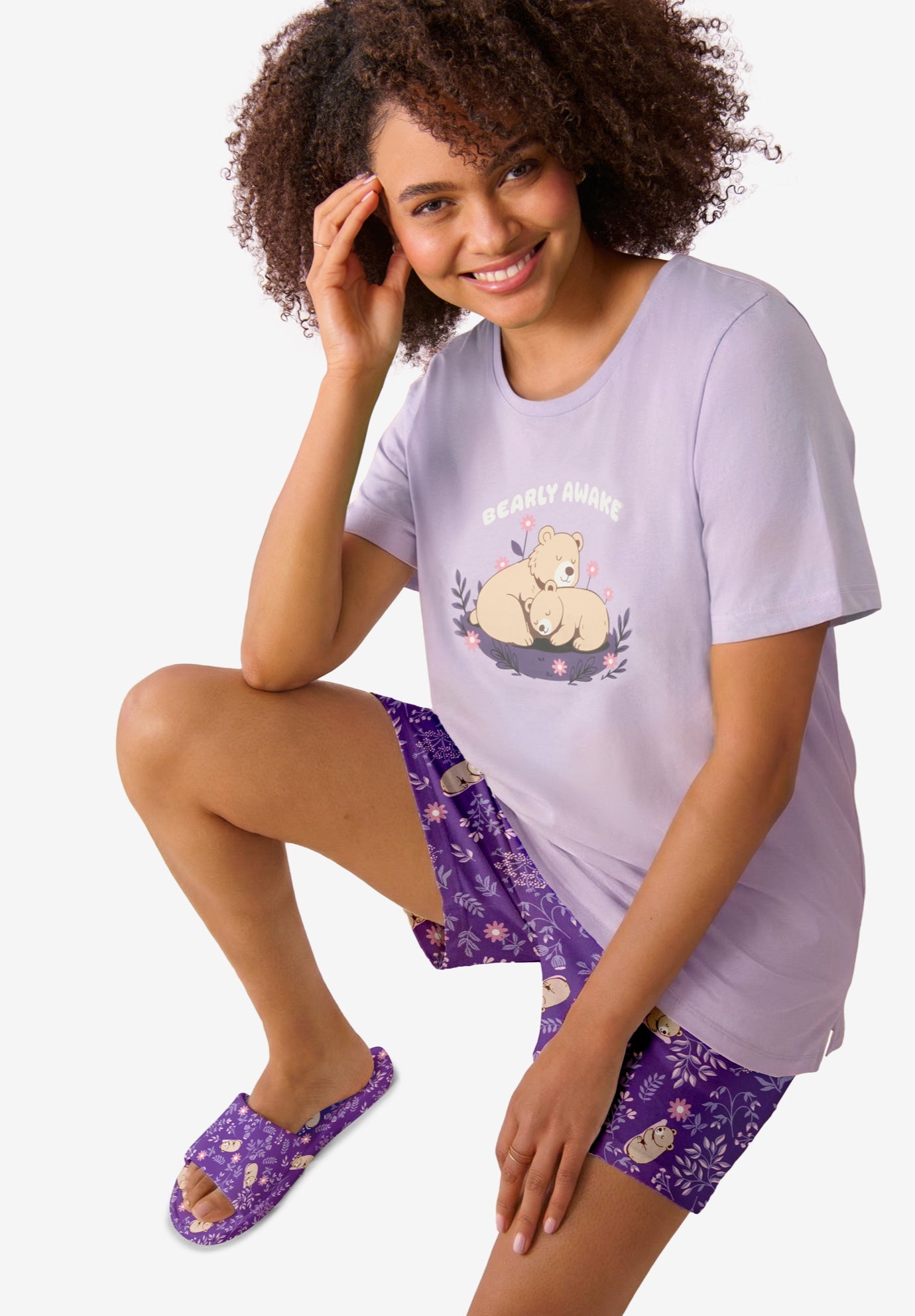 Knit PJ Short Set image number 0