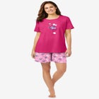 Knit PJ Short Set image number null