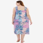 Print Sleeveless Square Neck Lounger image number null