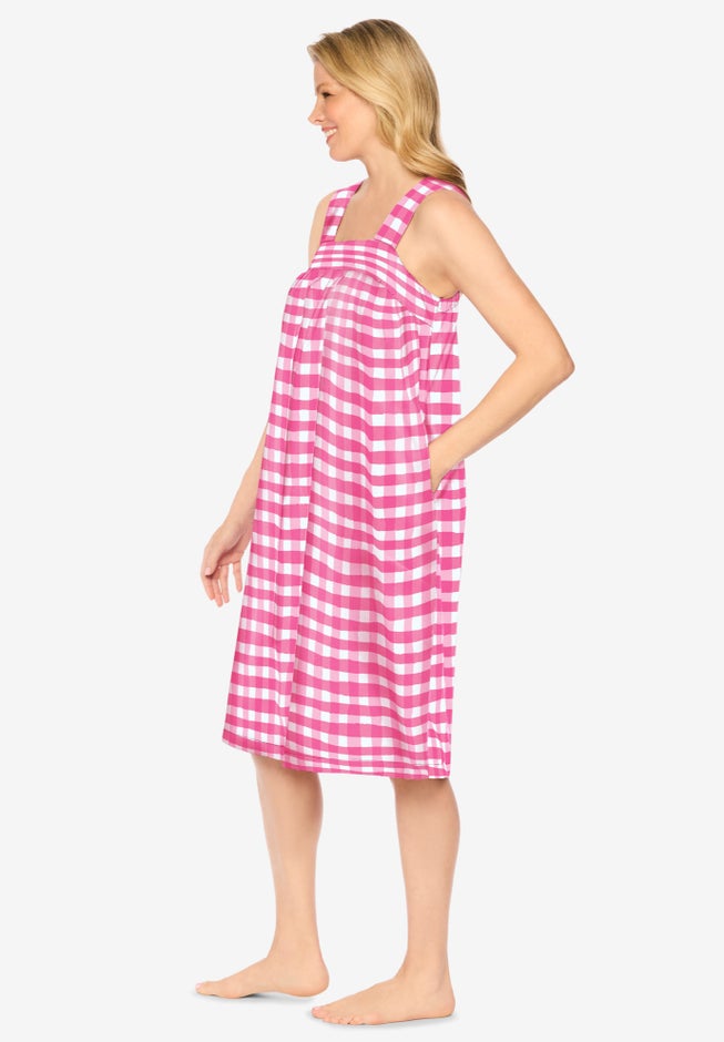 Print Sleeveless Square Neck Lounger image number 2