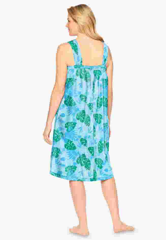 Print Sleeveless Square Neck Lounger image number 1