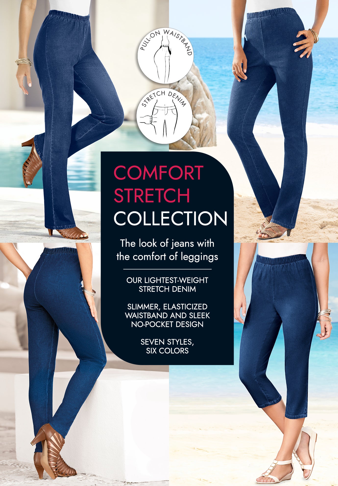 Plus Size Comfort Stretch Bootcut Jean image number 3