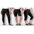 Stretch-Cotton Knit Pull-On Leggings image number null