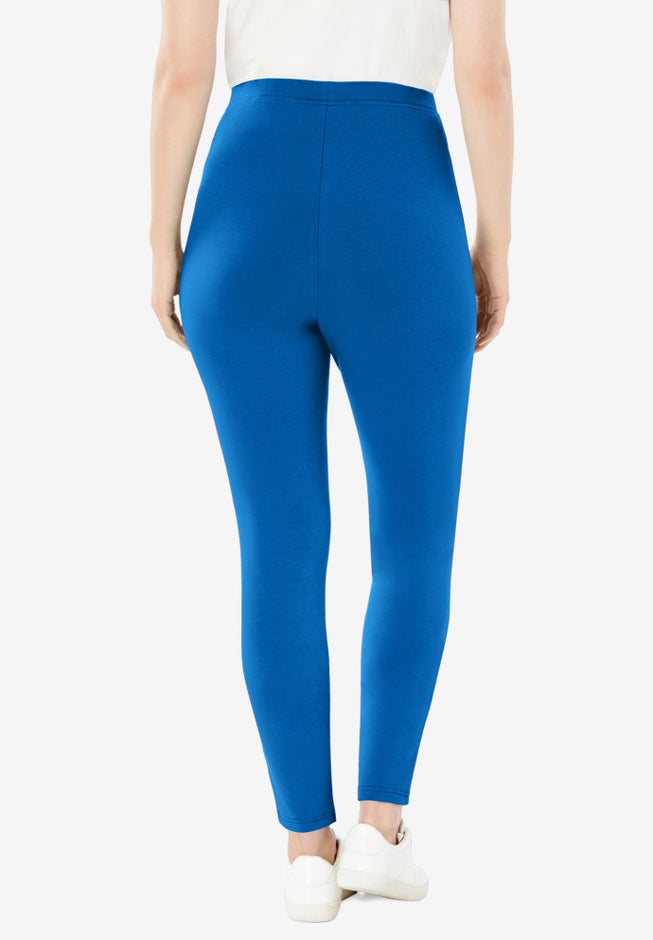 Stretch-Cotton Knit Pull-On Leggings image number 1