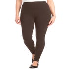 Stretch-Cotton Knit Pull-On Leggings image number null