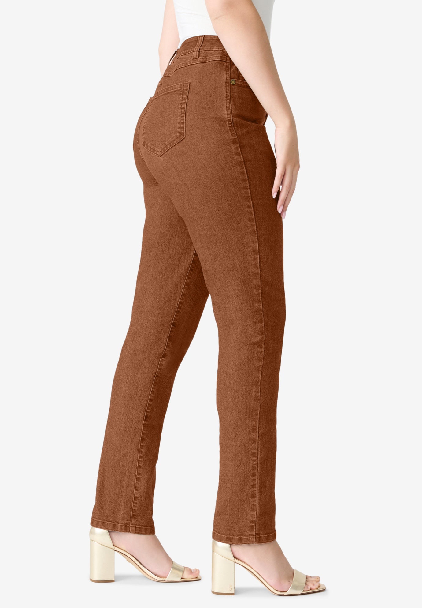 Plus Size Classic Stretch Straight Leg Jean image number 3
