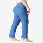 Plus Size Classic Stretch Straight Leg Jean image number null