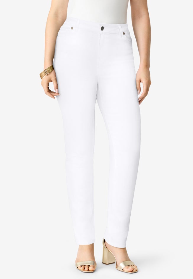 Plus Size Classic Stretch Straight Leg Jean image number 1